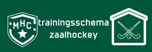 trainingsschema zaal hockey (per 1 december) Nieuws afbeelding